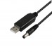 Кабель USB to DC для роутера LDO-888 з 5v на 12v 1A 5.5х2.1 mm