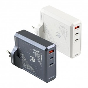 Мережевий Зарядний Пристрій Remax RP-U106 140W 2C+1A GaN