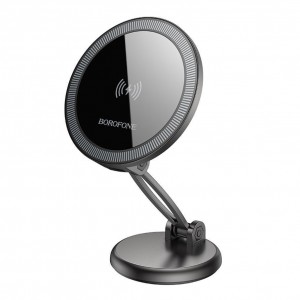 Автотримач Borofone BH218 Magnetic Wireless 15W Автотримач Borofone BH218 Magnetic Wireless 15W