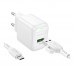 Мережевий Зарядний Пристрій Borofone BAS42A 1USB QC3.0 18W+USB to Micro
