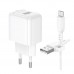 Мережевий Зарядний Пристрій Borofone BAS42A 1USB QC3.0 18W+USB to Micro