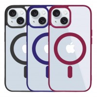 Чохол NEW TPU Color with Magsafe для iPhone 15 Plus