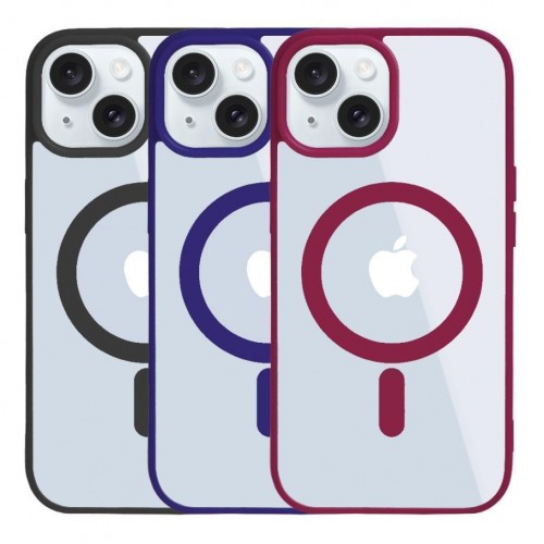 Чохол NEW TPU Color with Magsafe для iPhone 15 Plus
