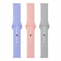 Ремінець Универс 20mm Silicone Original Button Design для Samsung/Amazfit/Huawei