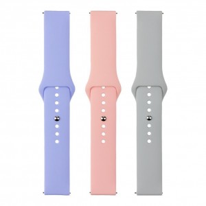 Ремінець Универс 20mm Silicone Original Button Design для Samsung/Amazfit/Huawei