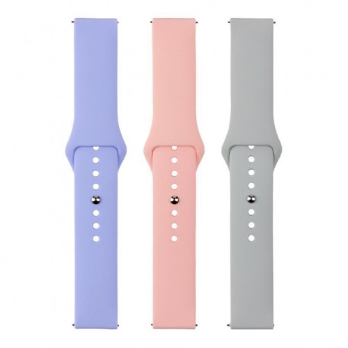 Ремінець Универс 20mm Silicone Original Button Design для Samsung/Amazfit/Huawei