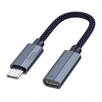 Перехідник Hoco UA29A Type-C male to iP female (L=0.15m)