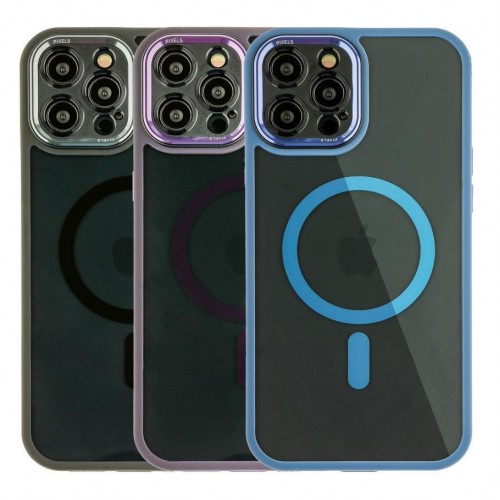 Чохол TPU+PC+Metal Calais with MagSafe для iPhone 12 Pro Max