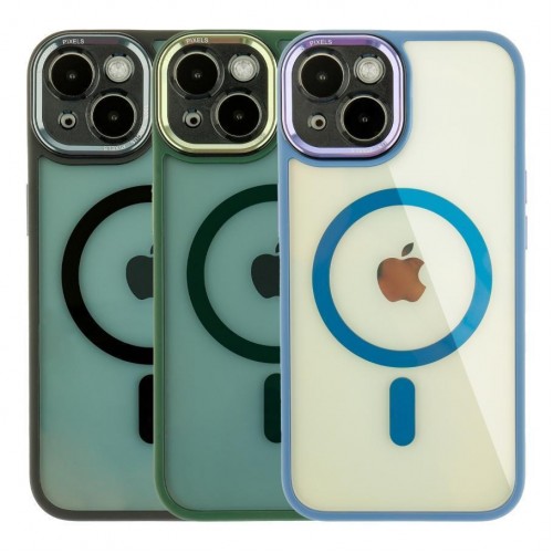 Чохол TPU+PC+Metal Calais with MagSafe для iPhone 15