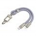 Кабель USB Hoco GH5 Type-C to Lightning PD20W 0.22m