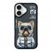 Чохол TPU+PC Nimmy 3D with Metal Buttons для iPhone 16 Чохол TPU+PC Nimmy 3D with Metal Buttons для iPhone 16