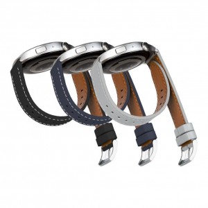 Ремінець Универс 22mm Leather strap with straight tip для Samsung/Amazfit/Huawei