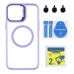 Чехол TPU+PC+Metal Stand Case with MagSafe and Camera Lenses для iPhone 12 Pro Max Чехол TPU+PC+Metal Stand Case with MagSafe and Camera Lenses для iPhone 12 Pro Max