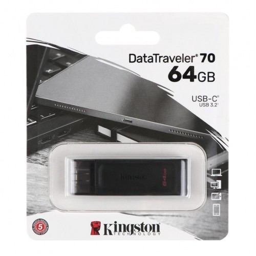USB флеш-накопичувач 3.2 Kingston DT 70 64GB Type-C