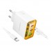 Мережевий Зарядний Пристрій Borofone BAS34A 2Type-C/1USB PD/QC 65W Type-C to Type-C Мережевий Зарядний Пристрій Borofone BAS34A 2Type-C/1USB PD/QC 65W Type-C to Type-C