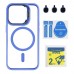 Чохол TPU+PC+Metal Stand Case with MagSafe and Camera Lenses для iPhone 15 Pro Чохол TPU+PC+Metal Stand Case with MagSafe and Camera Lenses для iPhone 15 Pro