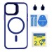 Чохол TPU+PC+Metal Stand Case with MagSafe and Camera Lenses для iPhone 13 Чохол TPU+PC+Metal Stand Case with MagSafe and Camera Lenses для iPhone 13
