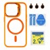 Чохол TPU+PC+Metal Stand Case with MagSafe and Camera Lenses для iPhone 15 Pro Чохол TPU+PC+Metal Stand Case with MagSafe and Camera Lenses для iPhone 15 Pro
