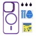 Чохол TPU+PC+Metal Stand Case with MagSafe and Camera Lenses для iPhone 15 Pro Чохол TPU+PC+Metal Stand Case with MagSafe and Camera Lenses для iPhone 15 Pro