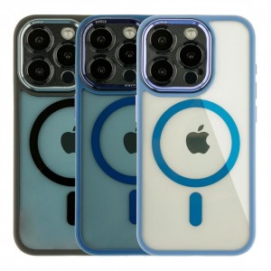 Чохол TPU+PC+Metal Calais with MagSafe для iPhone 15 Pro