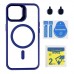 Чохол TPU+PC+Metal Stand Case with MagSafe and Camera Lenses для iPhone 14 Чохол TPU+PC+Metal Stand Case with MagSafe and Camera Lenses для iPhone 14