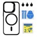 Чохол TPU+PC+Metal Stand Case with MagSafe and Camera Lenses для iPhone 14 Pro Чохол TPU+PC+Metal Stand Case with MagSafe and Camera Lenses для iPhone 14 Pro