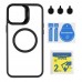 Чохол TPU+PC+Metal Stand Case with MagSafe and Camera Lenses для iPhone 13 Pro Max Чохол TPU+PC+Metal Stand Case with MagSafe and Camera Lenses для iPhone 13 Pro Max