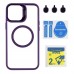 Чохол TPU+PC+Metal Stand Case with MagSafe and Camera Lenses для iPhone 13 Pro Max Чохол TPU+PC+Metal Stand Case with MagSafe and Camera Lenses для iPhone 13 Pro Max