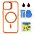 Чохол TPU+PC+Metal Stand Case with MagSafe and Camera Lenses для iPhone 15 Чохол TPU+PC+Metal Stand Case with MagSafe and Camera Lenses для iPhone 15