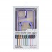 Чохол TPU+PC+Metal Stand Case with MagSafe and Camera Lenses для iPhone 15 Чохол TPU+PC+Metal Stand Case with MagSafe and Camera Lenses для iPhone 15