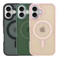 Чохол TPU+PC Goldencis Matte with MagSafe для iPhone 16 Plus Чохол TPU+PC Goldencis Matte with MagSafe для iPhone 16 Plus