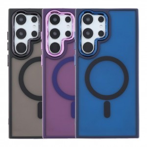 Чохол TPU+PC Space Magnetic Color with Magsafe для Samsung Galaxy S23 Ultra 5G (S918)
