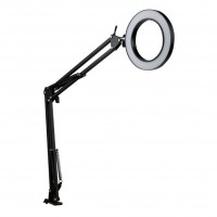 Настільна Кільцева LED Лампа FX308A На Струбціні 6' Настільна Кільцева LED Лампа FX308A На Струбціні 6'