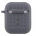 Футляр Silicone Fashion Case with Hook для Airpods 1/2