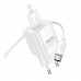 Мережевий Зарядний Пристрій Hoco C145A 1USB QC 18W+USB to Type-C