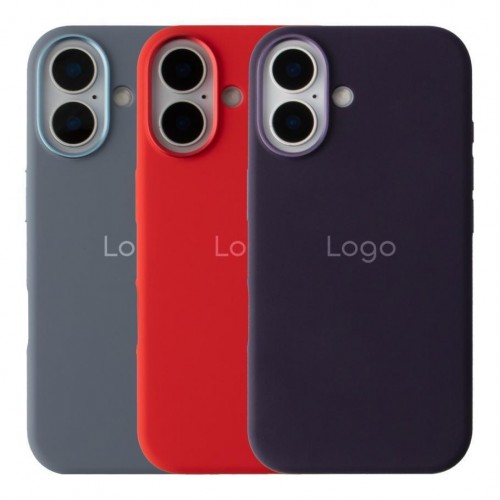 Чохол Silicone Case Metal Buttons (AA) для iPhone 16