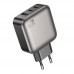 Мережевий Зарядний Пристрій Borofone BAS56A 2USB-C/1USB QC/PD 45W GAN