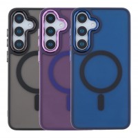 Чохол TPU+PC Space Magnetic Color with Magsafe для Samsung Galaxy S24 FE 5G (S721) Чохол TPU+PC Space Magnetic Color with Magsafe для Samsung Galaxy S24 FE 5G (S721)