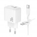 Мережевий Зарядний Пристрій Borofone BAS44A 1USB-C/1USB PD/QC 20W+Type-C to Type-C Мережевий Зарядний Пристрій Borofone BAS44A 1USB-C/1USB PD/QC 20W+Type-C to Type-C