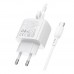 Мережевий Зарядний Пристрій Borofone BAS44A 1USB-C/1USB PD/QC 20W+Type-C to Type-C Мережевий Зарядний Пристрій Borofone BAS44A 1USB-C/1USB PD/QC 20W+Type-C to Type-C
