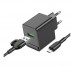 Мережевий Зарядний Пристрій Borofone BAS12A 1USB QC3.0 18W+USB to Micro