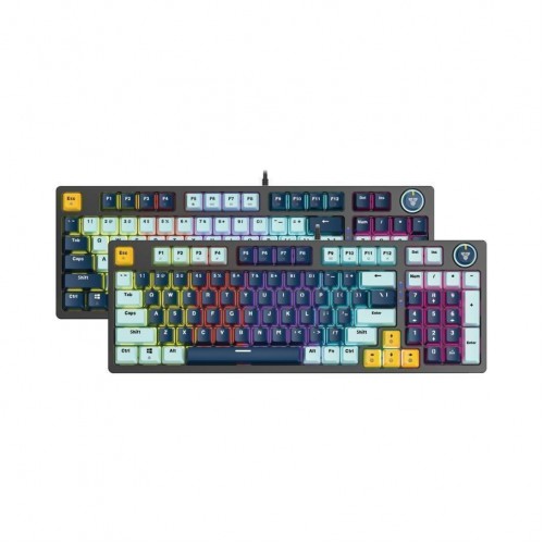 Клавіатура Ігрова FANTECH ATOM96 MK890V2 MIZU Blue Switch