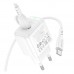 Мережевий Зарядний Пристрій Borofone BAS42A 1USB QC3.0 18W+USB to Type-C