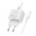 Мережевий Зарядний Пристрій Borofone BAS45A 1USB-C/1USB PD/QC 30W+Type-C to Lightning Мережевий Зарядний Пристрій Borofone BAS45A 1USB-C/1USB PD/QC 30W+Type-C to Lightning