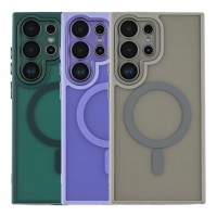 Чохол TPU+PC Magnetic Matte Camera Lens with Magsafe для Samsung Galaxy S23 FE 5G (S711)