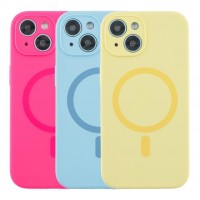 Чохол Glow Silicone Case Full Camera with Magsafe для iPhone 15 Чохол Glow Silicone Case Full Camera with Magsafe для iPhone 15
