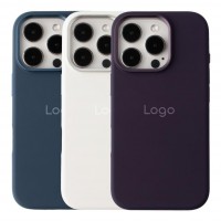 Чохол Silicone Case Metal Buttons (AA) для iPhone 16 Pro Max