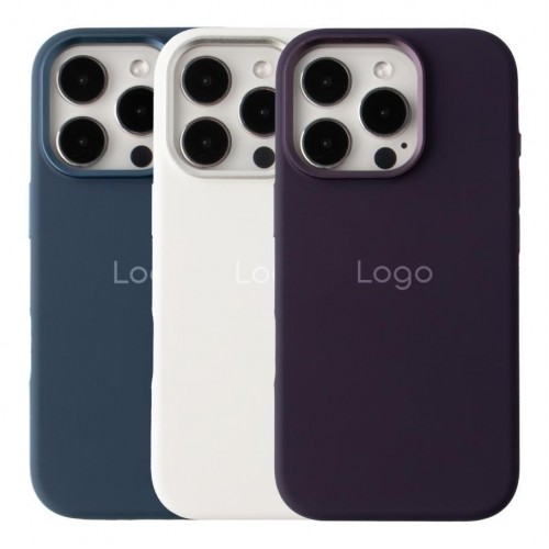 Чохол Silicone Case Metal Buttons (AA) для iPhone 16 Pro Max