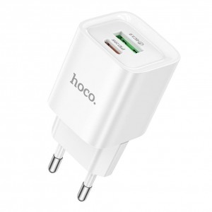 Мережевий Зарядний Пристрій Hoco C147A 1USB-C/1USB PD/QC 20W Мережевий Зарядний Пристрій Hoco C147A 1USB-C/1USB PD/QC 20W