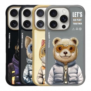 Чохол TPU+PC Nimmy 3D with Metal Buttons для iPhone 16 Pro Max